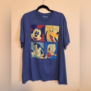 Disney Mickey Mouse & Friends Blue T-Shirt Size 2X